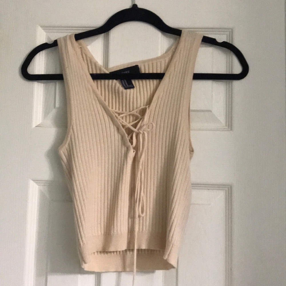 Laced Up Crop Top